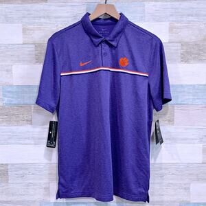 Clemson University Tigers Nike On Field Performance Polo Football Mens Medium